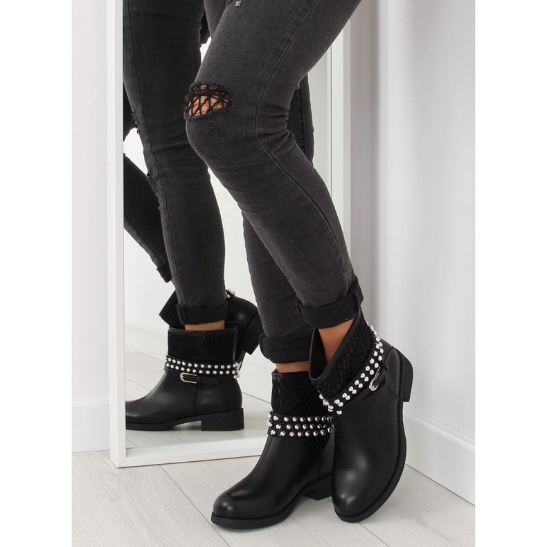 Stivali da donna neri pe131p neri nero 2