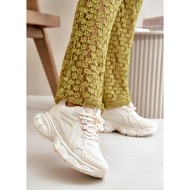 Sneakers Sportive da Donna Beige Timoci 2