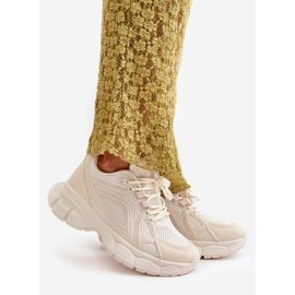 Sneakers Sportive da Donna Beige Timoci 1