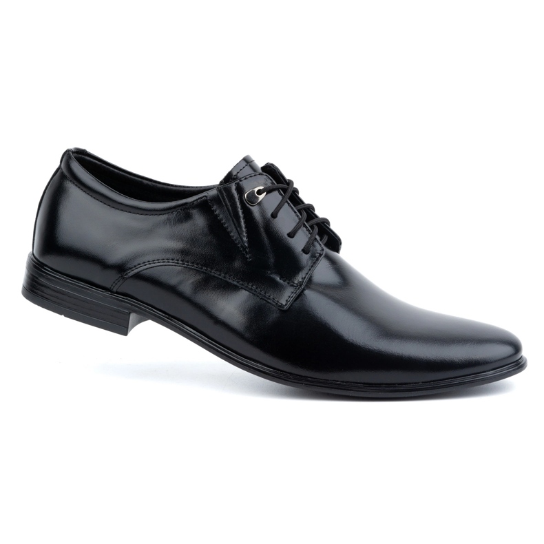 Olivier Scarpe stringate da uomo formali in pelle, eleganti 304LU, nere nero 1