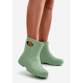 Stivali Wellington impermeabili da donna LEMIGO Garden 752 Menta verde 2