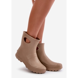 Stivali Wellington impermeabili da donna LEMIGO Garden 752 Cammello marrone 1