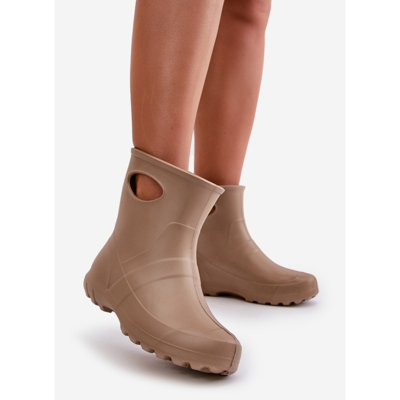 Stivali Wellington impermeabili da donna LEMIGO Garden 752 Cammello marrone 2