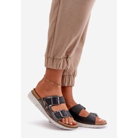 Comode Infradito da Donna con Fibbie Inblu CN000033 Blu Navy 1