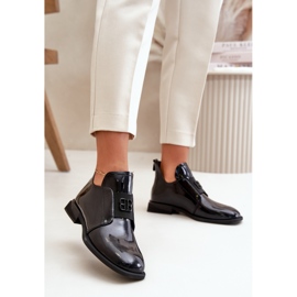 Scarpe Slip-On da Donna in Vernice in Pelle Naturale, Nero Vinceza 91120 2