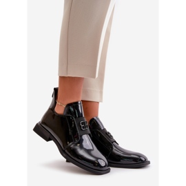 Scarpe Slip-On da Donna in Vernice in Pelle Naturale, Nero Vinceza 91120 1