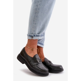 Zazoo 20174 Scarpe basse eleganti da donna in pelle, nere nero 1