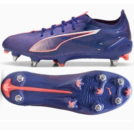 Scarpe da calcio Puma Ultra 5 Ultimate MxSG 107883-01 viola 1