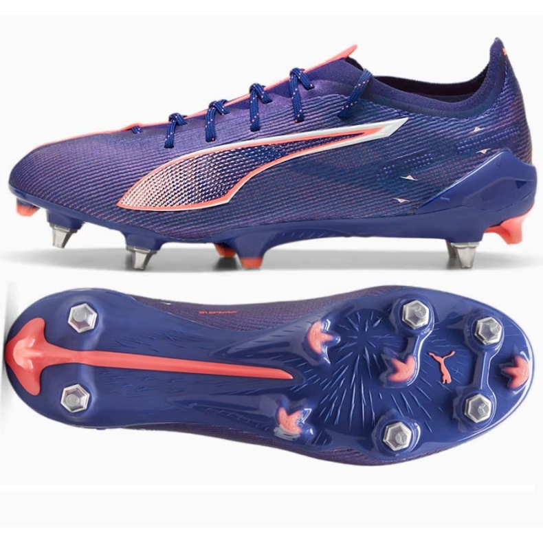 Scarpe da calcio Puma Ultra 5 Ultimate MxSG 107883-01 viola 1