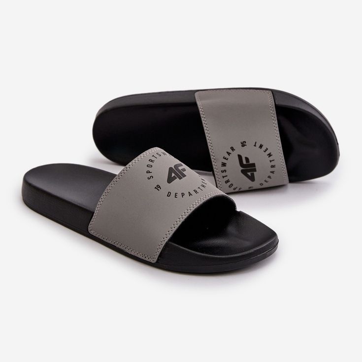 Infradito da uomo 4FMM00FFLIM046-25S Grigio 2