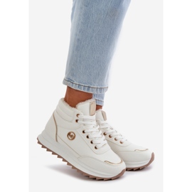 Scarpe sportive isolanti da donna su piattaforma, Bianco Ariatte 1