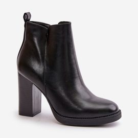 Stivali Da Donna Isolanti Su Tacco Alto In Eco Pelle Nera Teresine nero 2