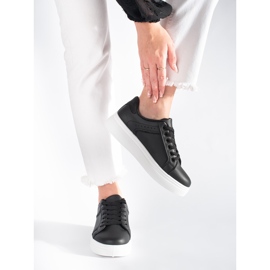 Sneakers nere sulla piattaforma nero 2