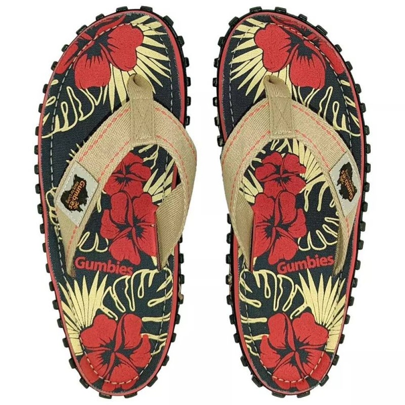 Infradito Gumbies Islander Denim Hibiscus GU-FFISL109 multicolore 1