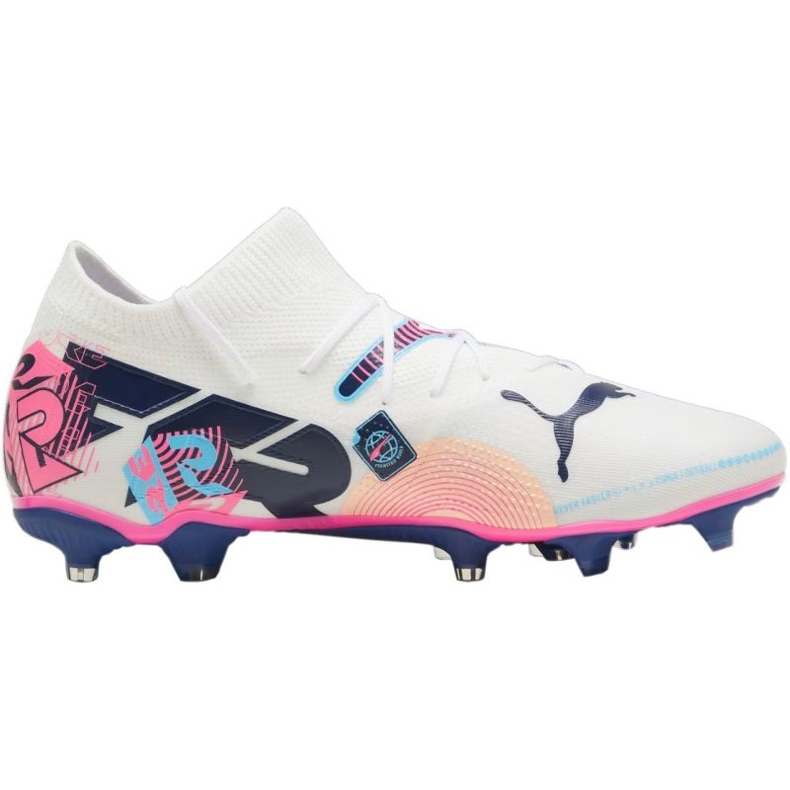 Scarpe da calcio Puma Future 7 Match Vol. Up FG/AG M 108074 01 bianca 1