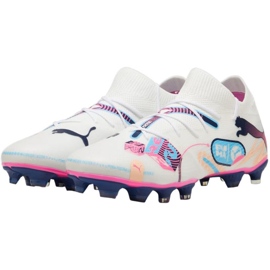 Scarpe da calcio Puma Future 7 Match Vol. Up FG/AG M 108074 01 bianca 2