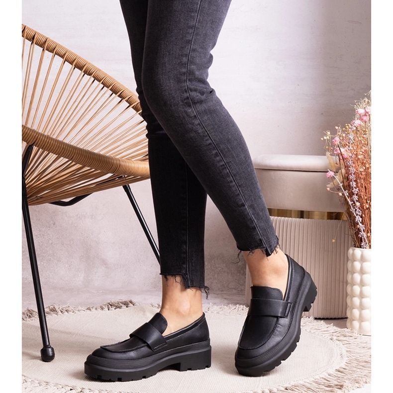 Scarpe nere realizzate in ecopelle Seraphin nero 2