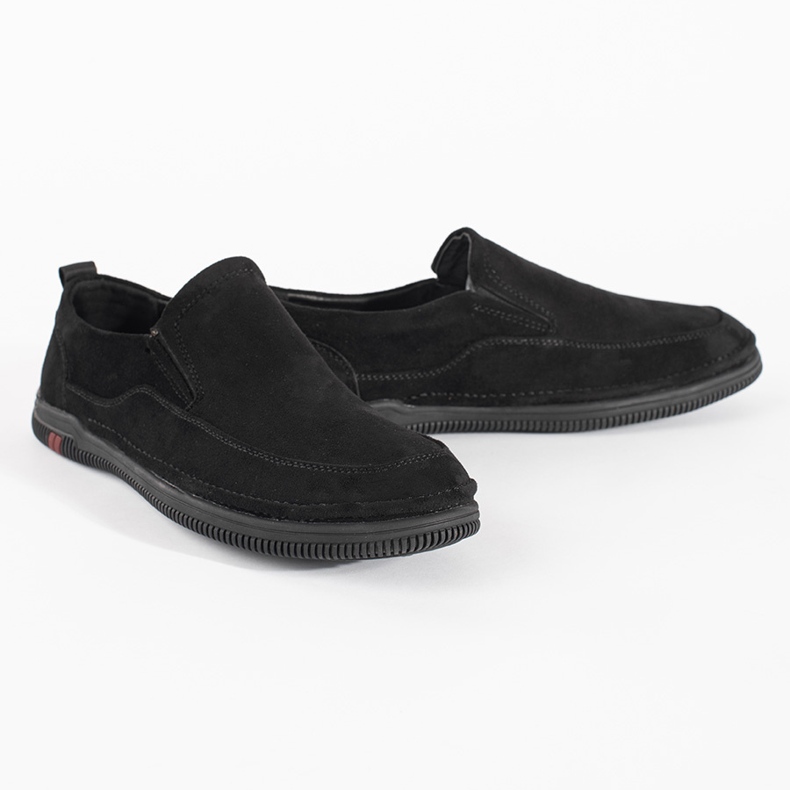 Scarpe da uomo in camoscio nero 1
