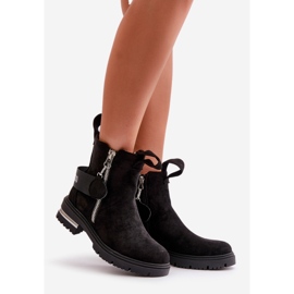 Stivali caldi da donna con cerniera Nero Calvaro 1