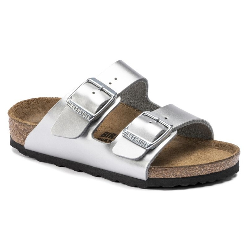 Infradito Birkenstock Arizona Kids Bs 1019147 argento 1