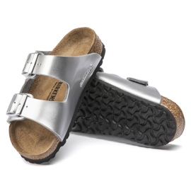 Infradito Birkenstock Arizona Kids Bs 1019147 argento 2