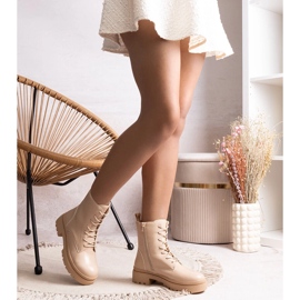 Stivali classici isolanti beige di Edmund 1