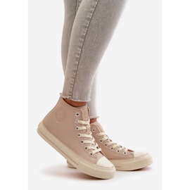 Sneakers Isolanti da Donna in Ecopelle Beige Big Star OO274934 1