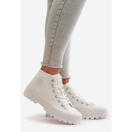 Sneakers alte da donna Big Star OO274009 Bianco 1
