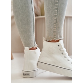Scarpe da ginnastica isolanti in ecopelle da donna Big Star OO274788 Bianco bianca 2