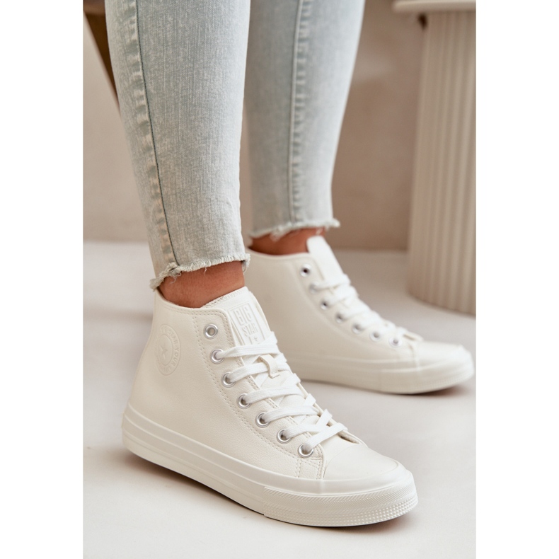 Sneakers Isolanti da Donna in Ecopelle Bianca Big Star OO274932 bianco 2