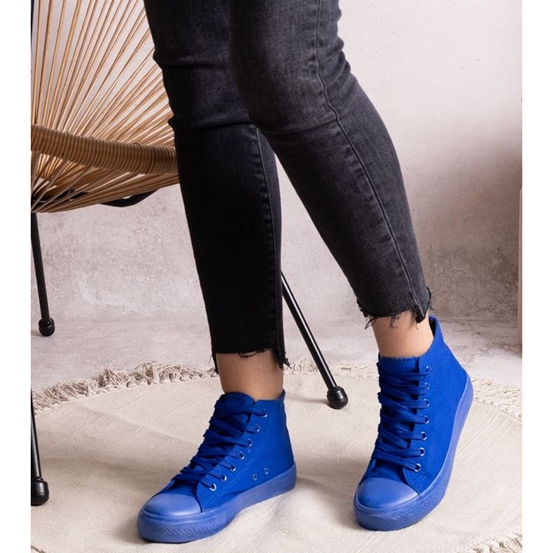 Sneakers alte blu di Raffie 1