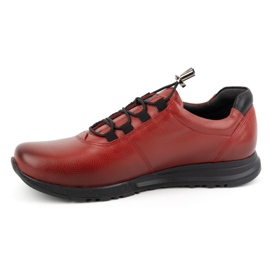 Scarpe da uomo in pelle KAMPOL 25/39 rosse rosso 1
