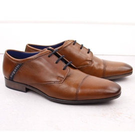 Scarpe eleganti da uomo in pelle marrone Bugatti NN153401 1