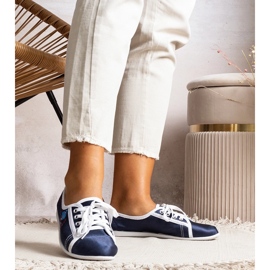 Sneakers Woodstock da donna di colore blu navy 1