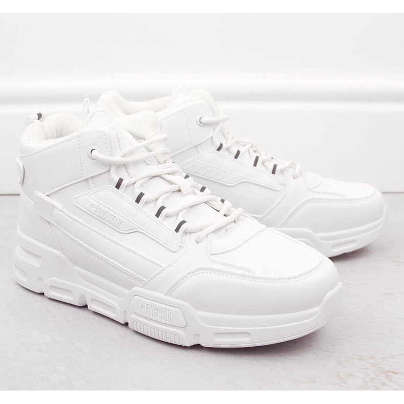 Scarpe sportive bianche alte e isolanti da uomo Big Star OO174588 bianca 1