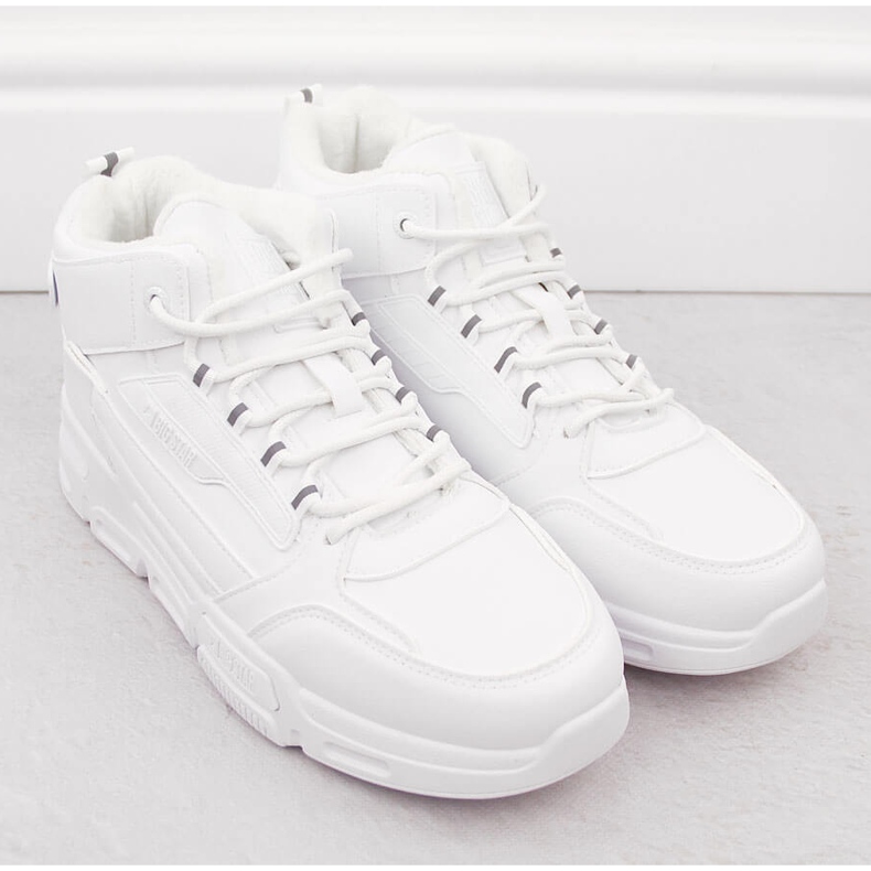 Scarpe sportive bianche alte e isolanti da uomo Big Star OO174588 bianca 2