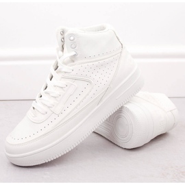 Scarpe sportive isolanti da uomo alte fino alla caviglia, bianche Big Star OO174553 bianco 2