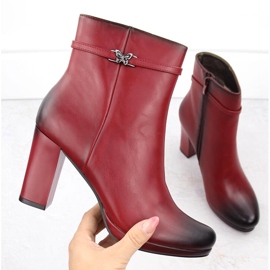 M. DASZYŃSKI Stivaletti isolanti rossi da donna M.Daszyński AF125-22 rosso 1
