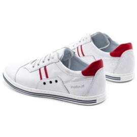 Polbut 1801L scarpe da uomo casual bianche bianco 6