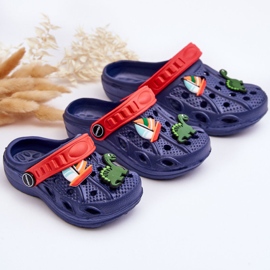 Sandali Crocs leggeri in schiuma per bambini Dolci blu navy 2