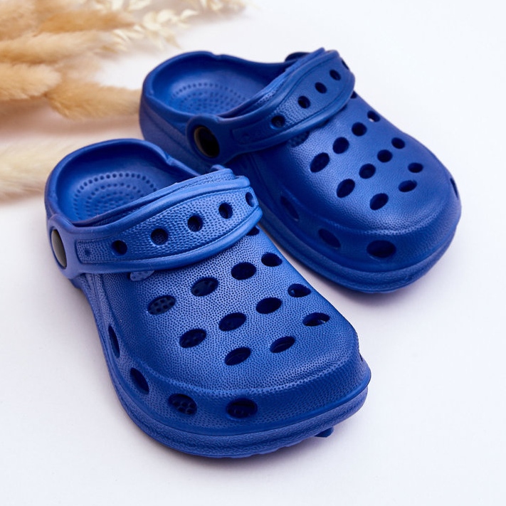 Pantofole in schiuma blu per bambini Lucas 2
