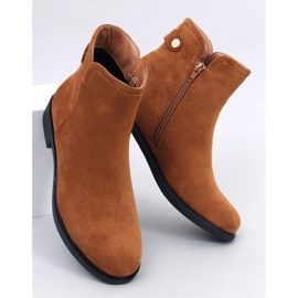 Stivaletti Chelsea classici da donna Beres Camel marrone 1