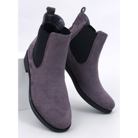 Stivaletti Chelsea in camoscio e gomma Terra Grey grigio 1