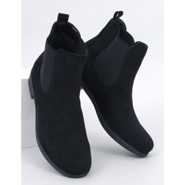 Stivaletti Chelsea in camoscio e gomma Terra Black nero 1