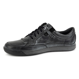 KOMODO Scarpe da uomo in pelle Casual 932K, colore grigio 1