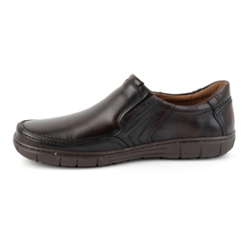 Olivier Scarpe da uomo in pelle 790MP kabir marrone scuro 1