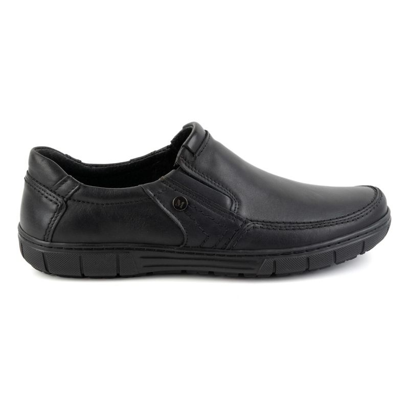 Olivier Scarpe da uomo in pelle 790MP nere nero 2