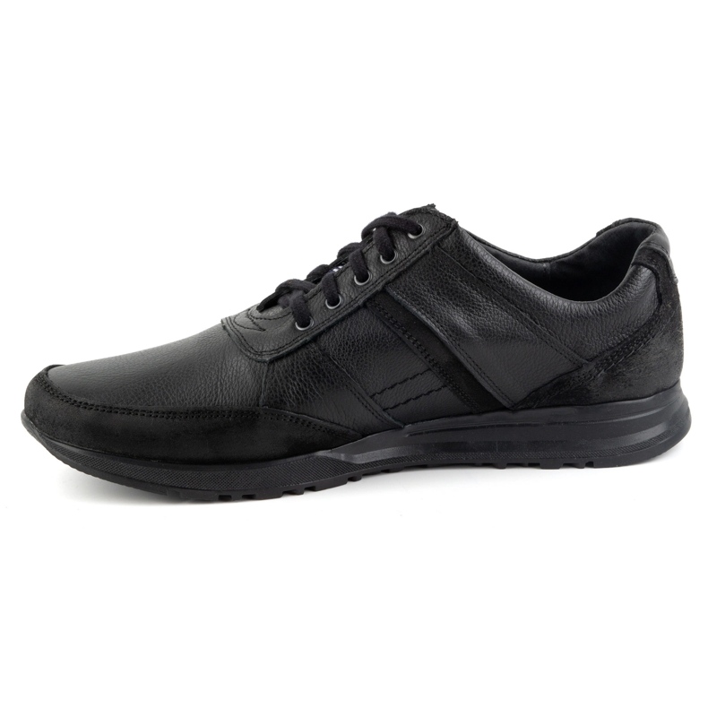 Olivier Scarpe stringate da uomo in pelle Sport Style 310GT floter nero 1