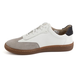Olivier Scarpe da donna in pelle Sneakers modello 1259 bianche bianco 1