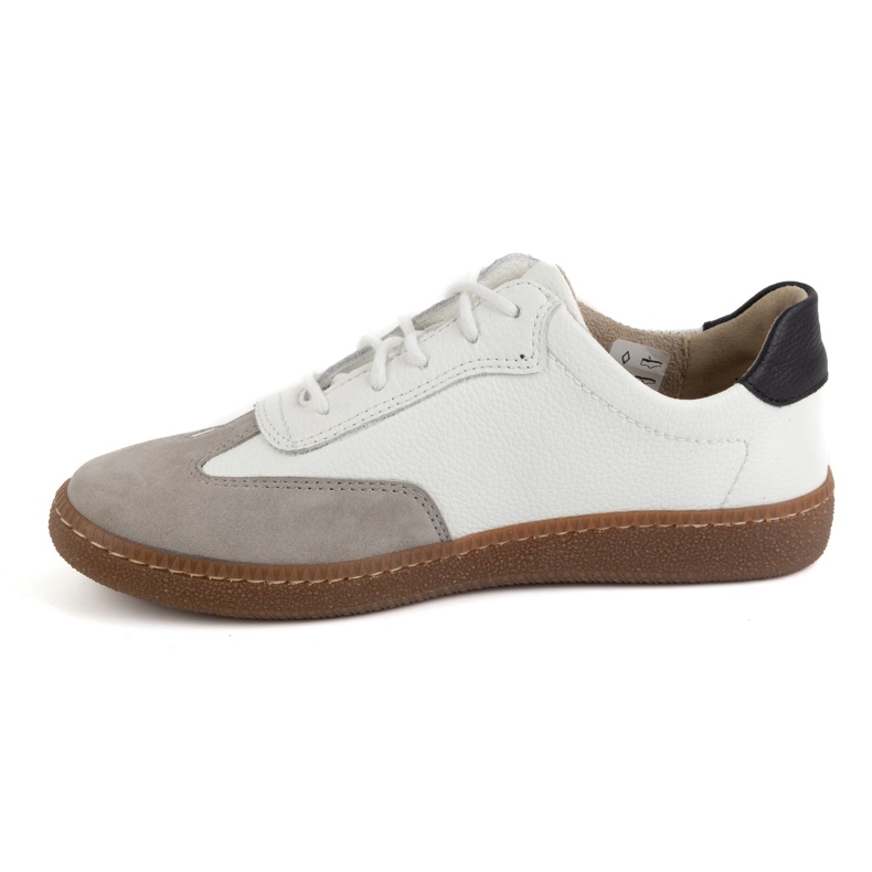 Olivier Scarpe da donna in pelle Sneakers modello 1259 bianche bianco 1
